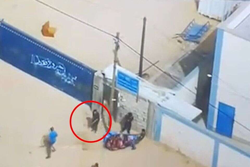 מחבלים פועלים במתחם אונר"א (ארכיון) , דובר צה"ל