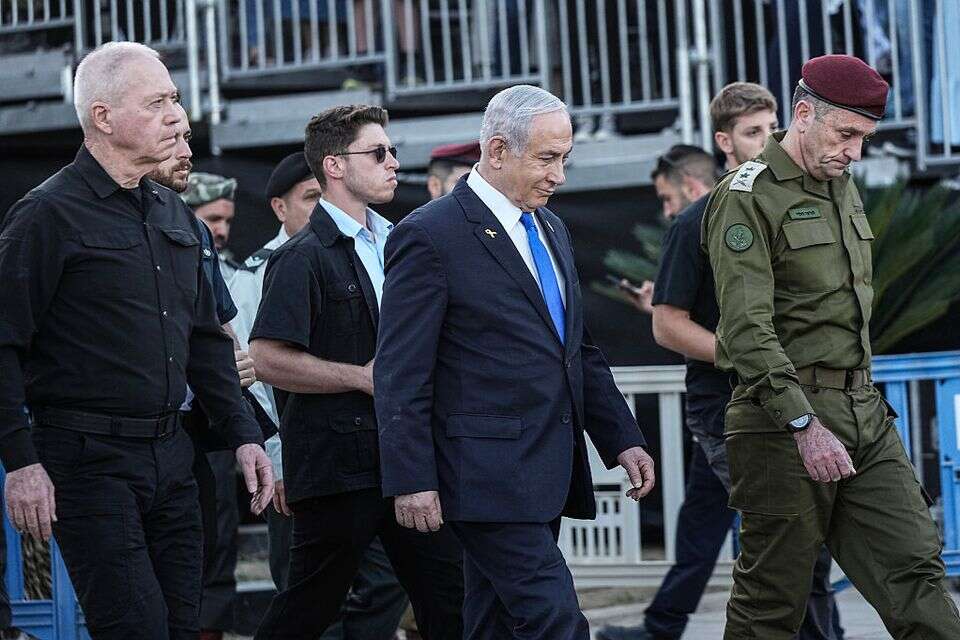 נתניהו, גלנט והלוי בטקס סיום קורס קצינים , ללא