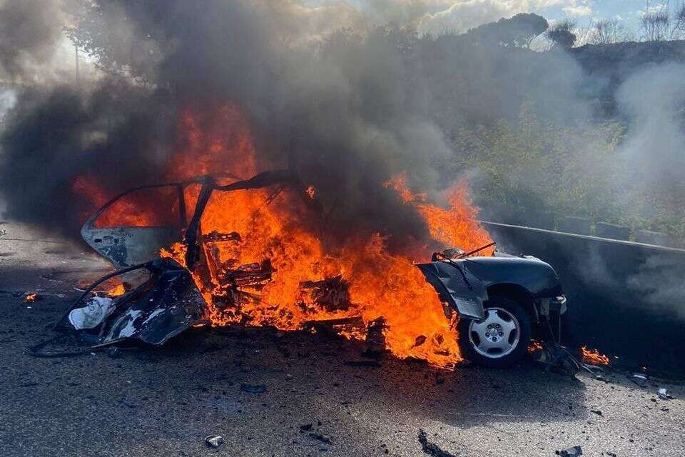 רכב הותקף בלבנון ,