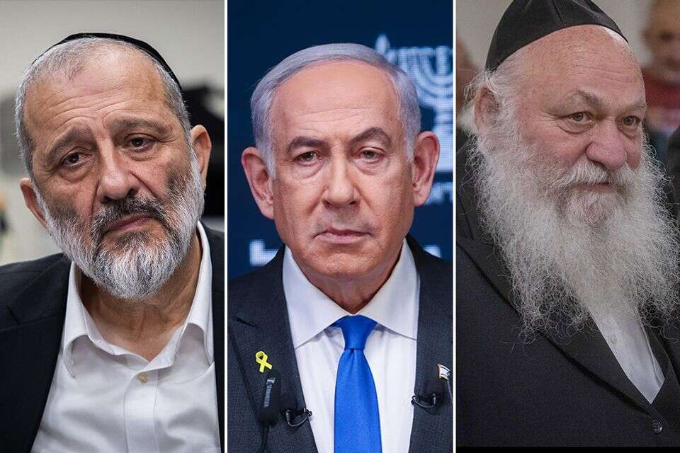 גולדקנופף, נתניהו ודרעי , אורן בן חקון, חיים גולדברג/פלאש90