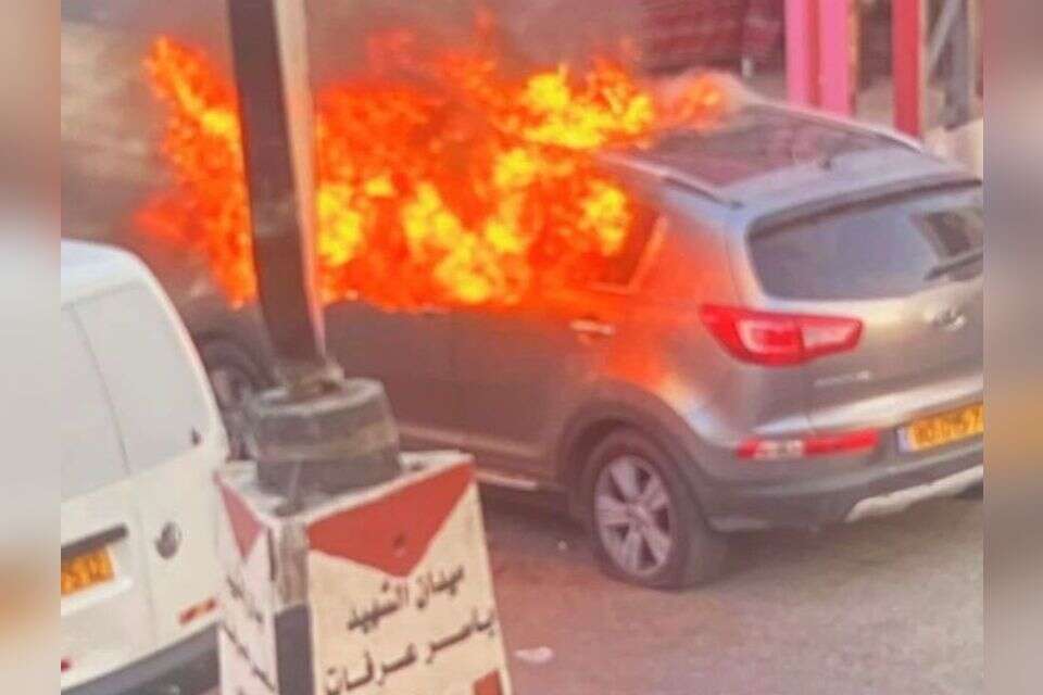 הרכב שנשרף ,  השימוש נעשה לפי סעיף 27א לחוק זכויות היוצרים
