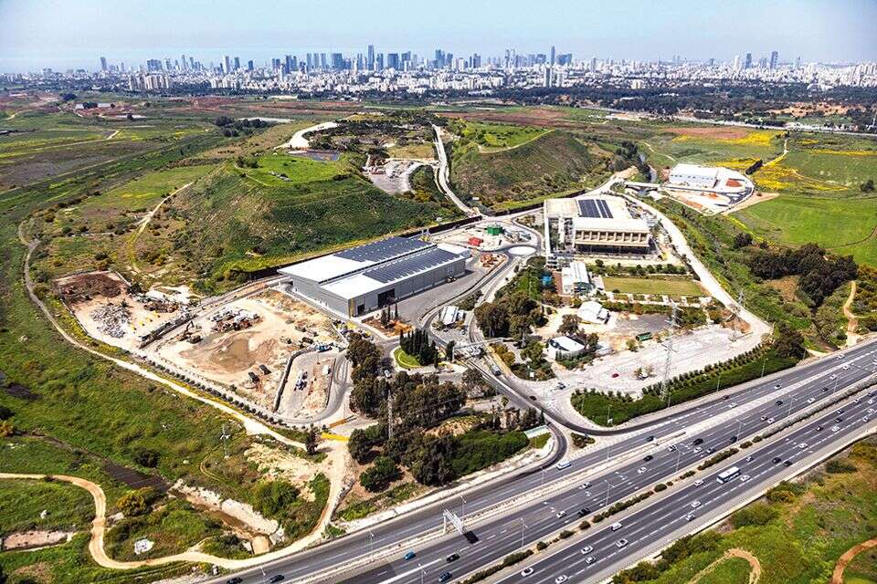 מבט על של פארק חירייה  , אלבטרוס צילומי אויר