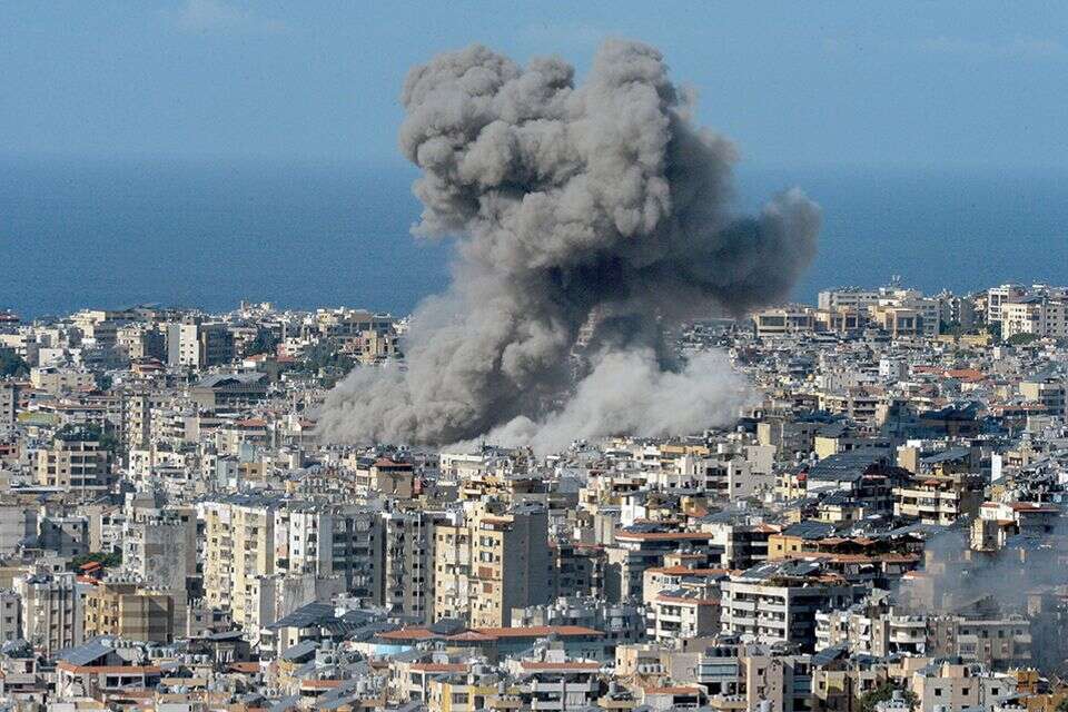 הפצצה ישראלית בדאחייה בביירות , אי.פי.אי