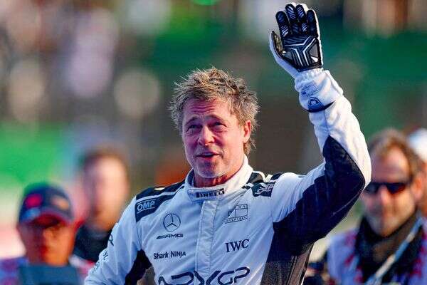 בראד פיט על המסלול , REUTERS/Raquel Cunha