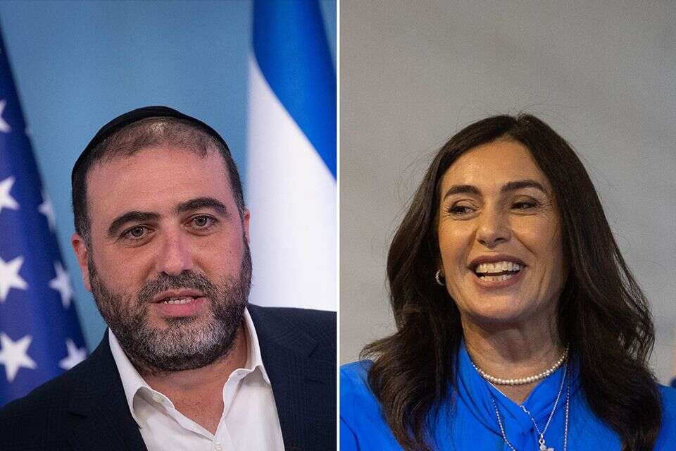 השר ארבל עוקץ את היהלומים של ח"כ רגב , אורן בן חקון, חיים גולדברג//פלאש 90