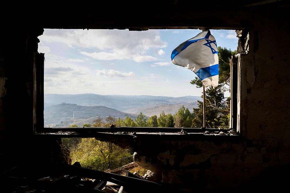 הנוף מחלון בית הרוס ביישובי הצפון , אי.אף.פי