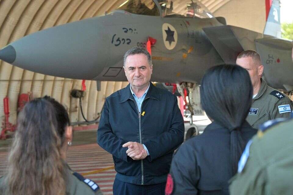 ישראל כ"ץ בבסיס תל נוף , דובר צה"ל