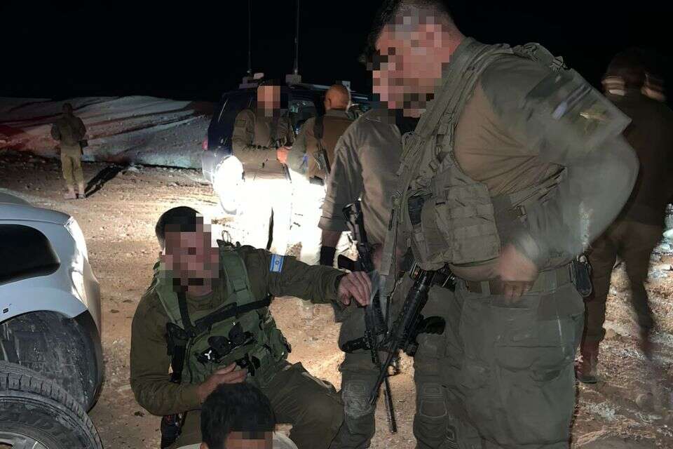 כוחות  חטיבת יואב לוכדים  שלושה חשודים בחשד לחדירה מירדן לישראל , דובר צה"ל