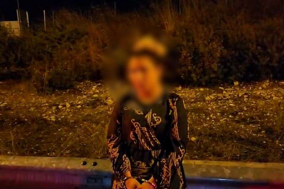 החשודה, תושבת כפר קאסם , דוברות המשטרה