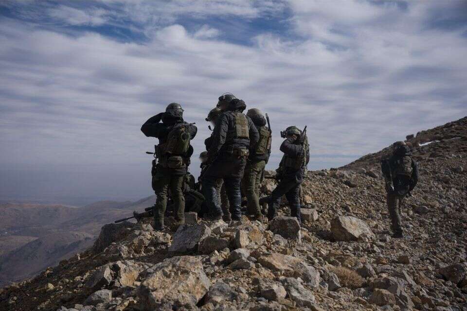 תיעוד מפשיטת כוחות יחידת שלדג בצק"ח ההרים (810) אמש (א׳) למרחב החרמון הסורי , דובר צה"ל