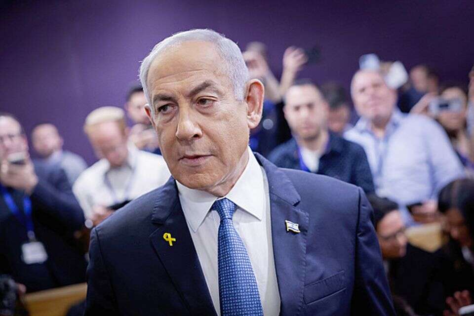 רה"מ נתניהו בבית המשפט , חיים גולדברג/פלאש90