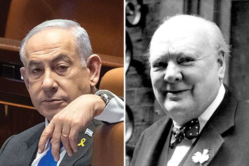 צ'רצ'יל ונתניהו , אי.פי