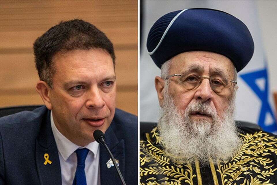 הרב יצחק יוסף, ח"כ ולדימיר בליאק , אורן בן חקון