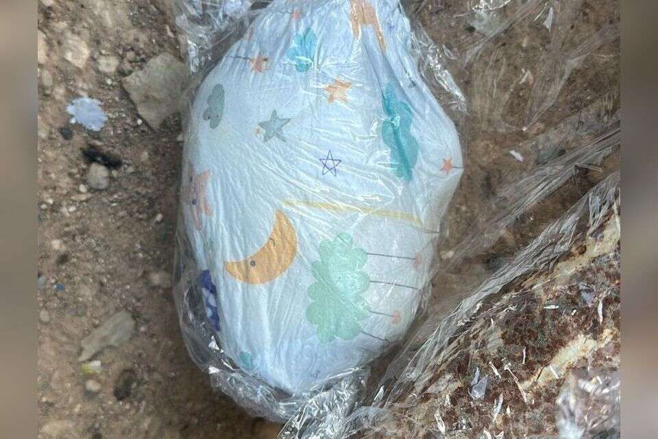 רימוני רסס עטופים בחיתול תינוק , דוברות המשטרה