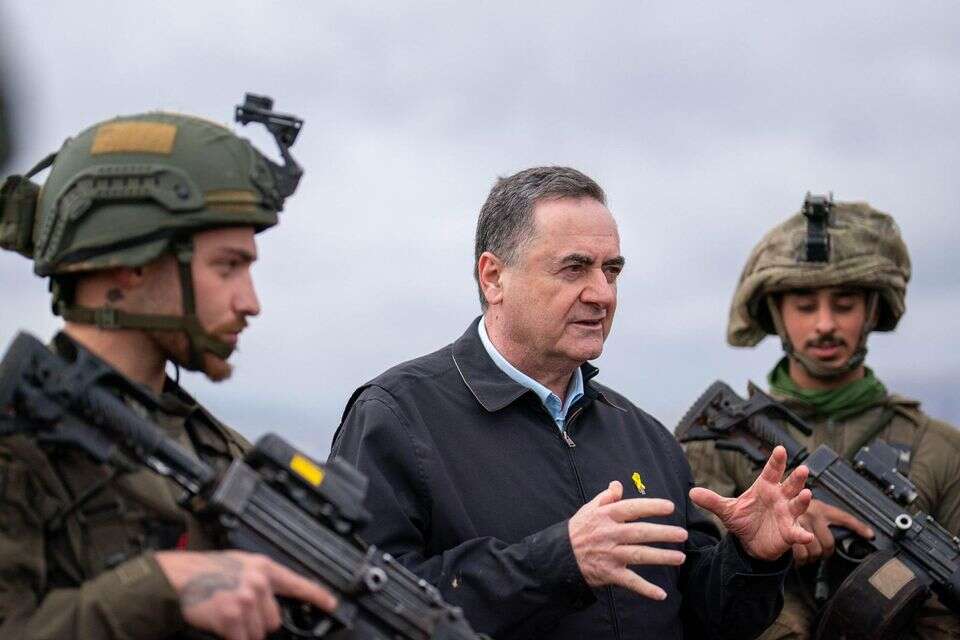 שר הביטחון ישראל כ"ץ בביקור במוצב בלבנון , אריאל חרמוני/ משרד הביטחון