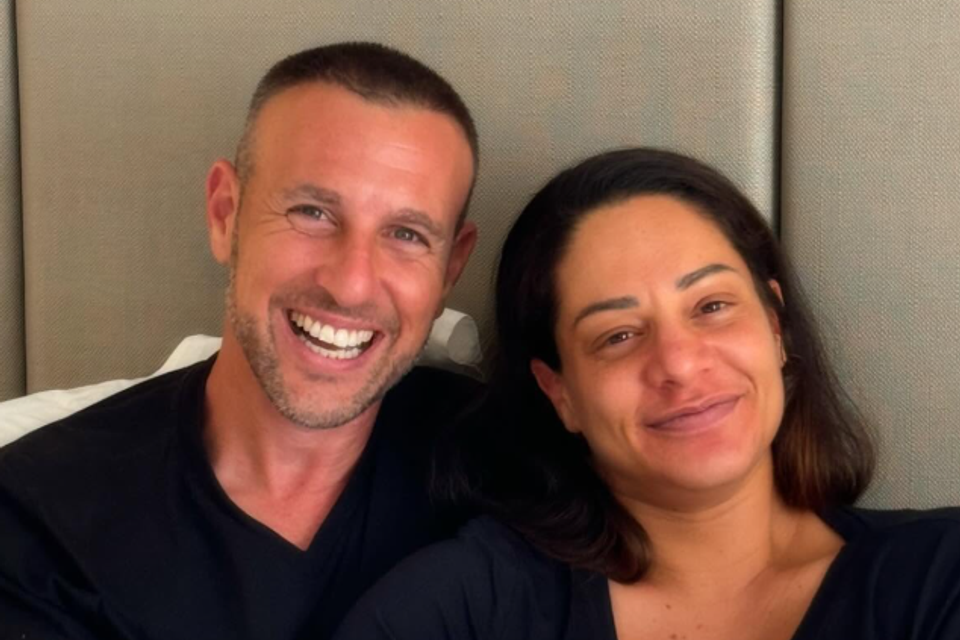 הדיר שינה מעיניהם. מעיין אדם עם בן זוגה יובל צלנר , אינסטגרם