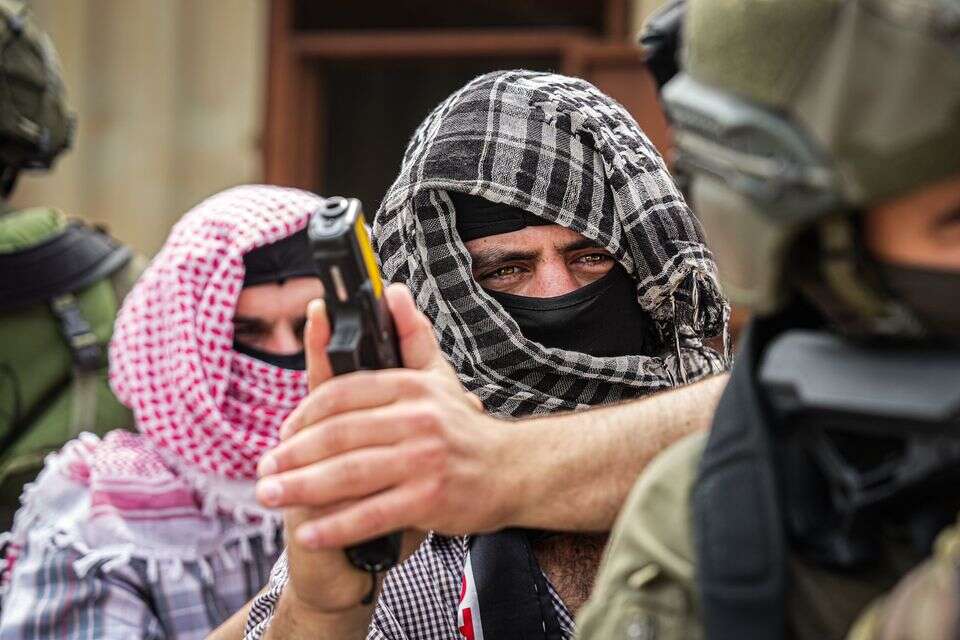 מסתערבי מג״ב איו״ש.
 , דוברות המשטרה