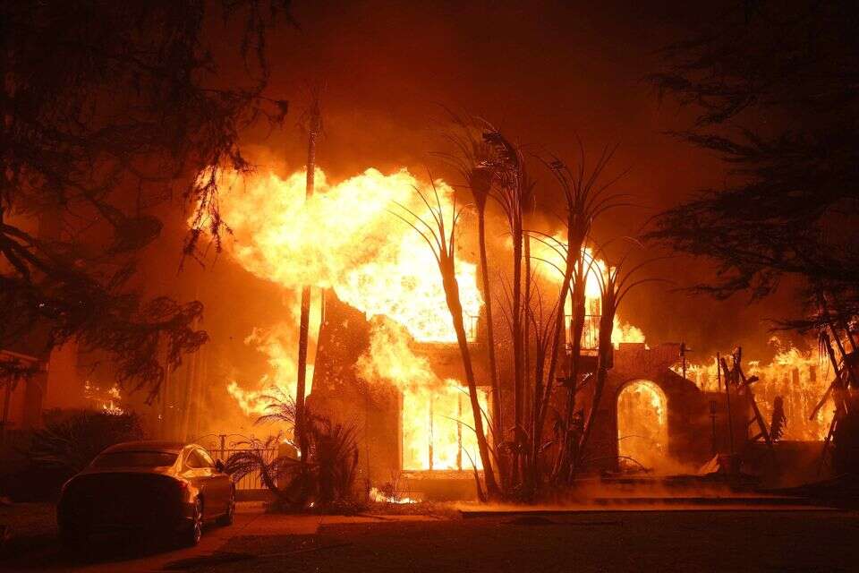 שריפות הענק בלוס אנג'לס , GettyImages 