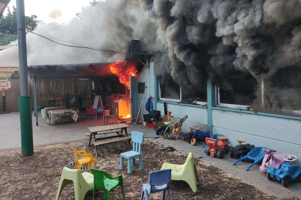 השריפה בגן הילדים ,  תחנה אזורית השרון