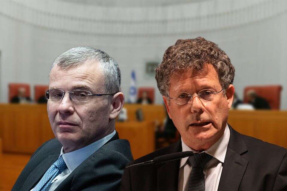 השופט עמית נשיא בית המשפט העליון, ושר המשפטים לוין , ראובן קסטרו 
יונתן זינדל/פלאש 90