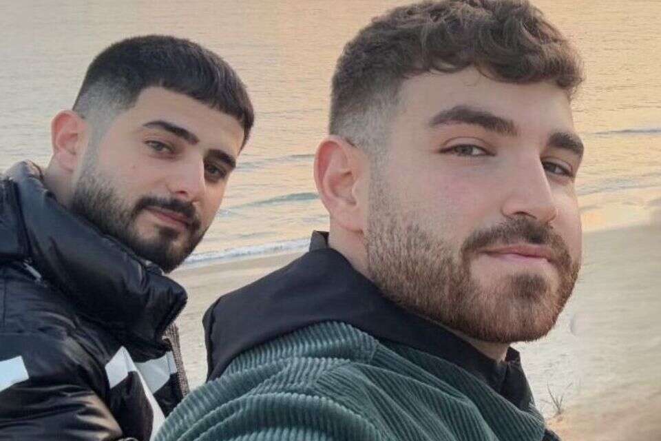 לא מרוצה. יותם גבריאל עם עדן חסון , מתוך אינסטגרם