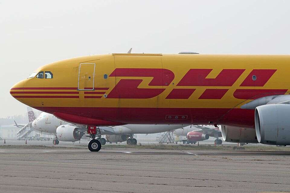 מטוס של חברת DHL. "חבילות נפץ במשלוחים" , רויטרס