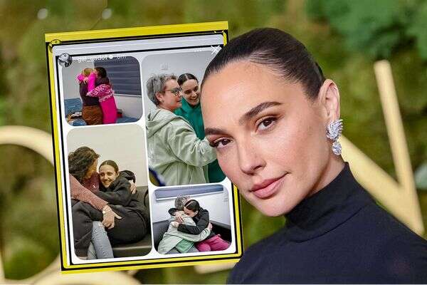 גל גדות והפוסט שלה  באינסטגרם על חזרת החטופות (ארכיון) , AFP, אינסטגרם