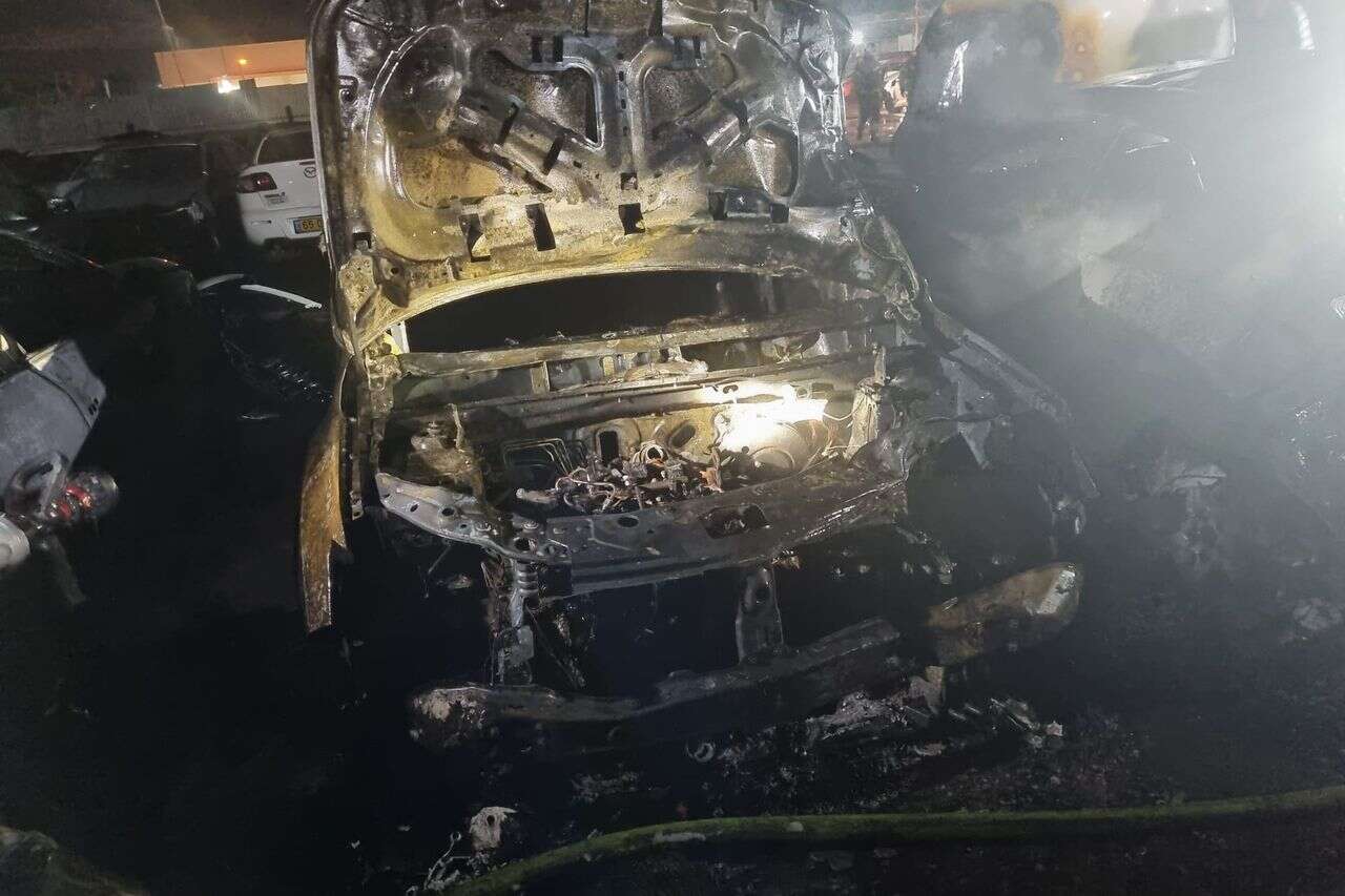 A mystery in Israel: a man set fire to luxury vehicles - and caused damage of tens of thousands