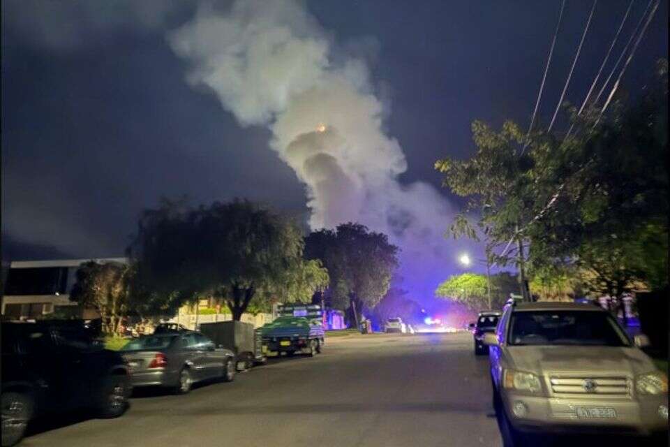 השריפה שהוצתה במעון לגיל הרך בסידני , צילום מסך מתוך טוויטר