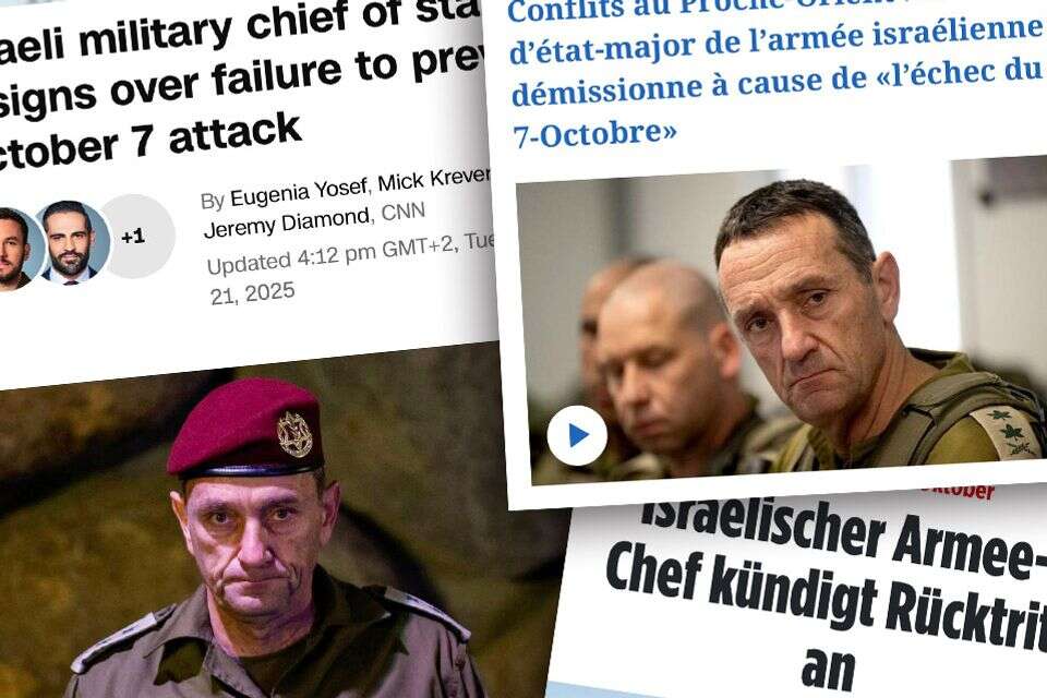 התקשורת הזרה והתפטרות הלוי , ללא