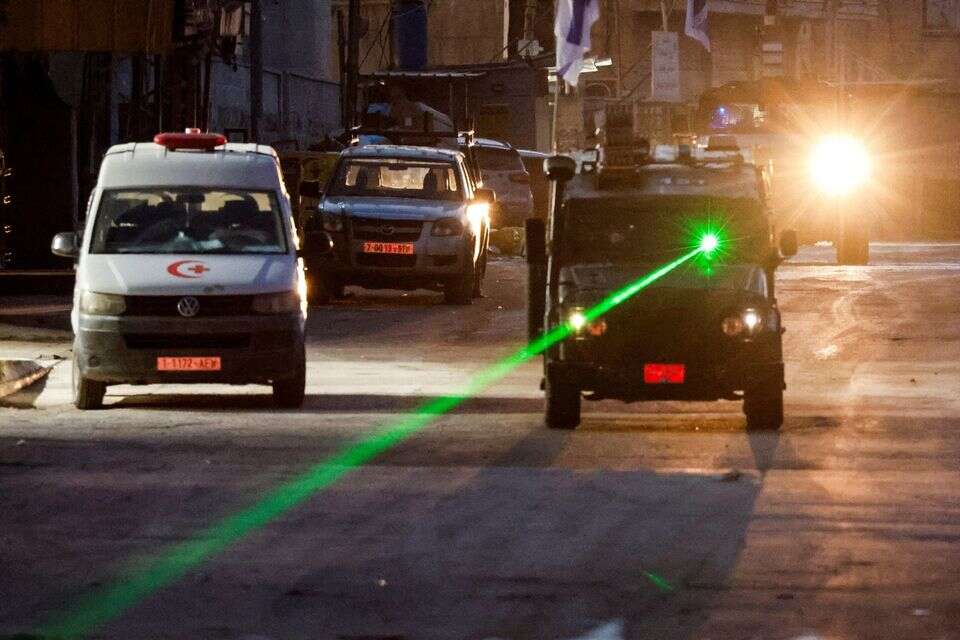 "חומת ברזל". כוחות צה"ל פועלים בתוך ג'נין , רויטרס