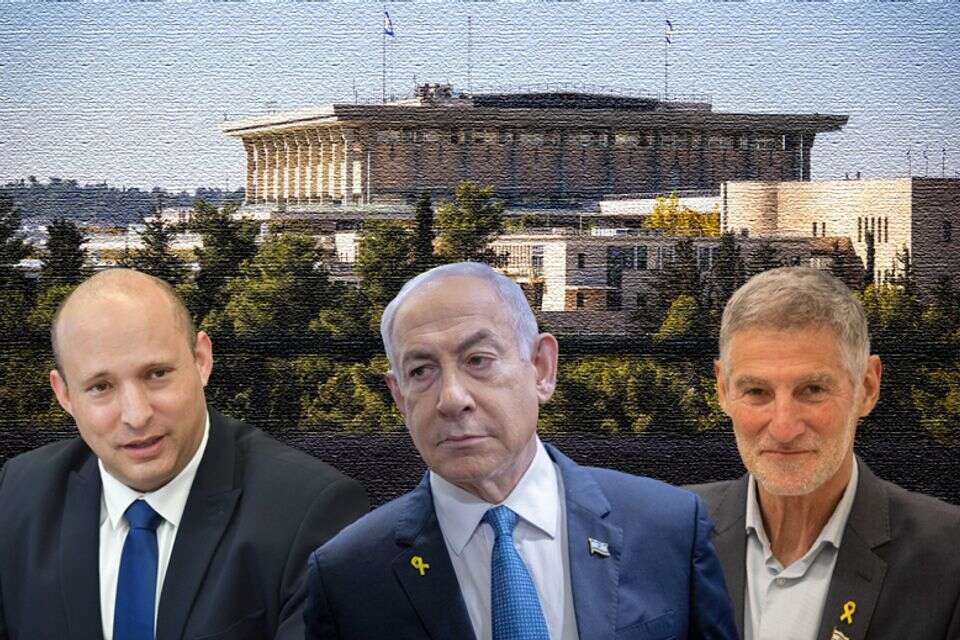 נתניהו, יאיר גולן ובנט , חיים גולדברג/פלאש90 // אורן בן חקון // יואב דודקביץ