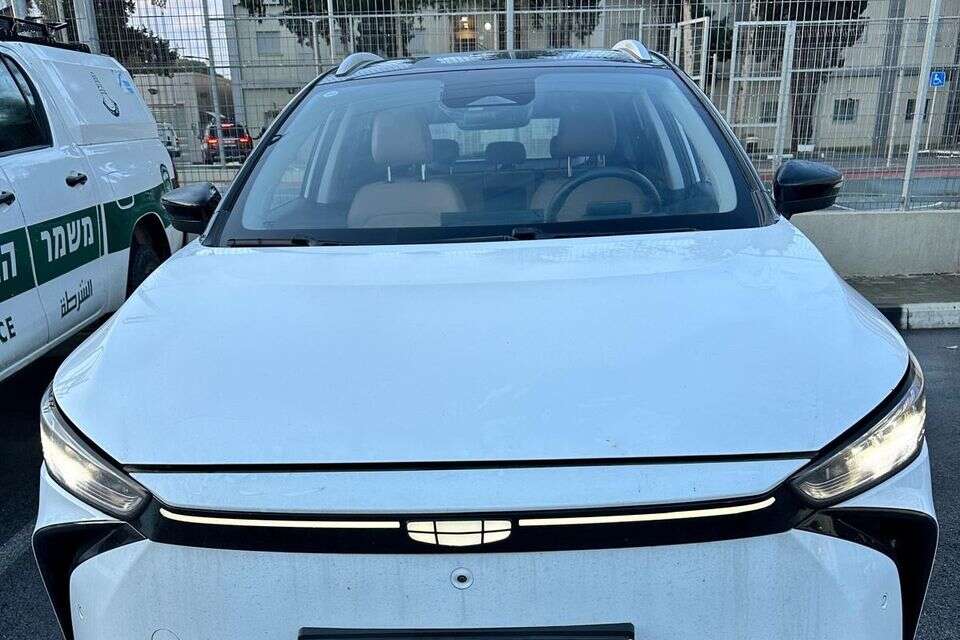 הרכב הגנוב בו נהג הקטין , דוברות המשטרה