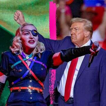 שוב נגד טראמפ: מדונה זועמת