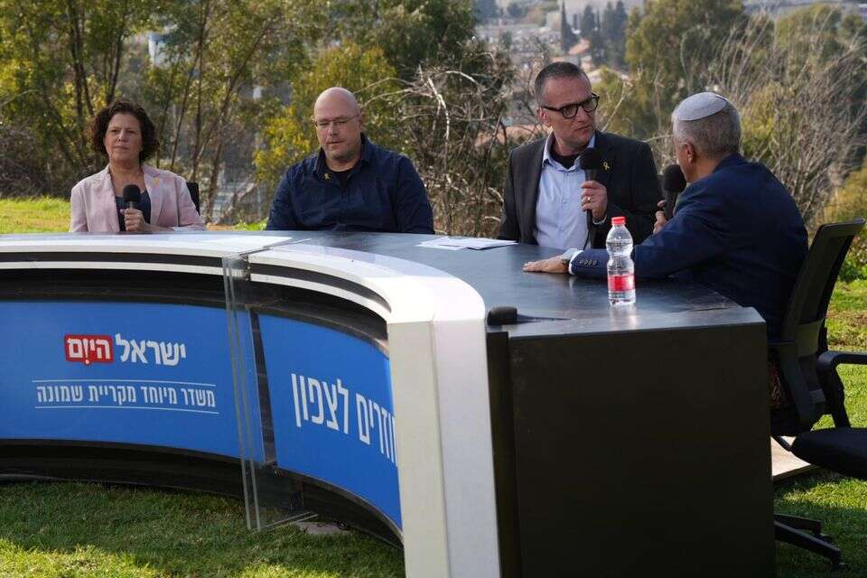 פאנל כלכלה ישראלית בכנס "חוזרים לצפון" של ישראל היום. יעל יגרמן לביא, יו"ר פארק הייטק צפון, מייסדת משותפת ויו"ר 'תכנית מושל' , אייל מרגולין