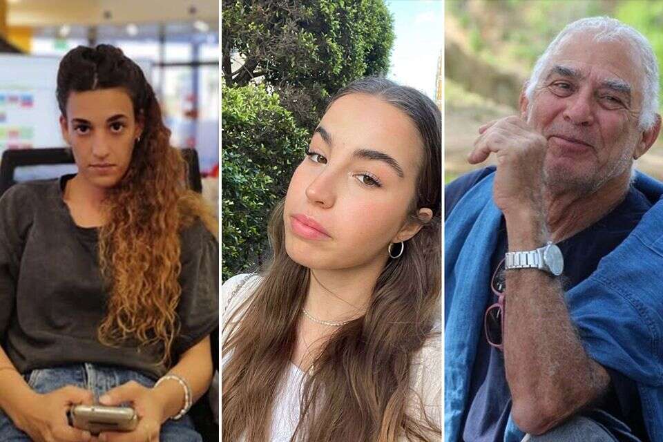 שלושת החטופים שצפויים להשתחרר בפעימה הבאה: גדי מוזס, אגם ברגר וארבל יהוד , ללא