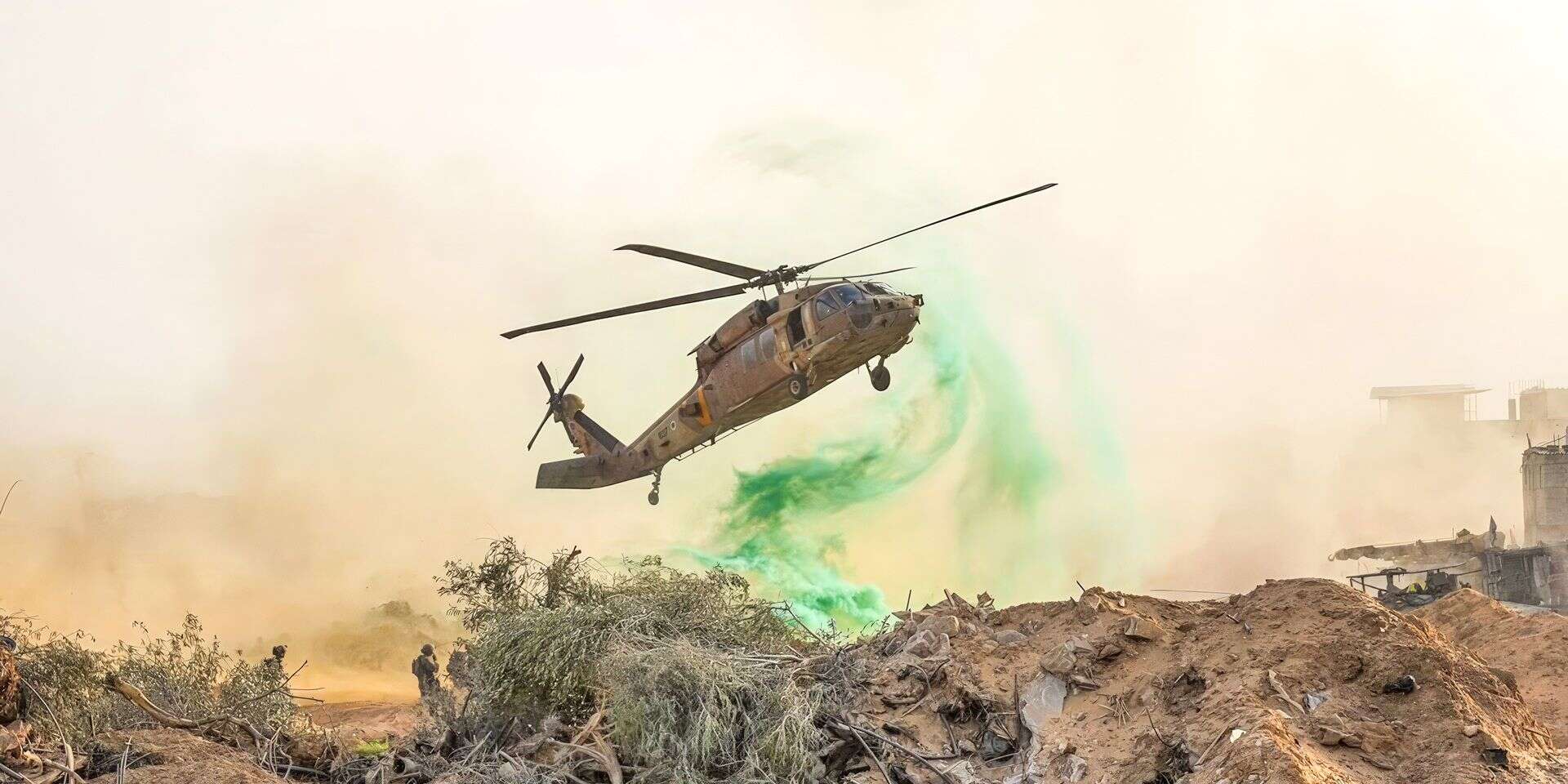 מסוק של צה"ל ברצועת עזה במלחמה , דובר צה"ל