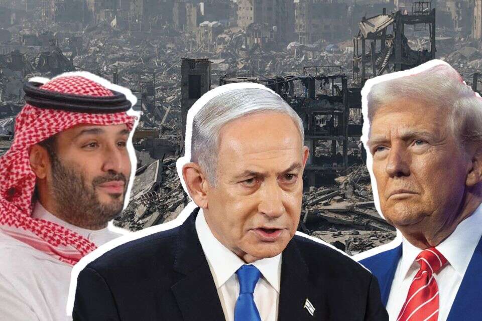 טראמפ, נתניהו ובן סלמאן , רויטרס, AP, EPA