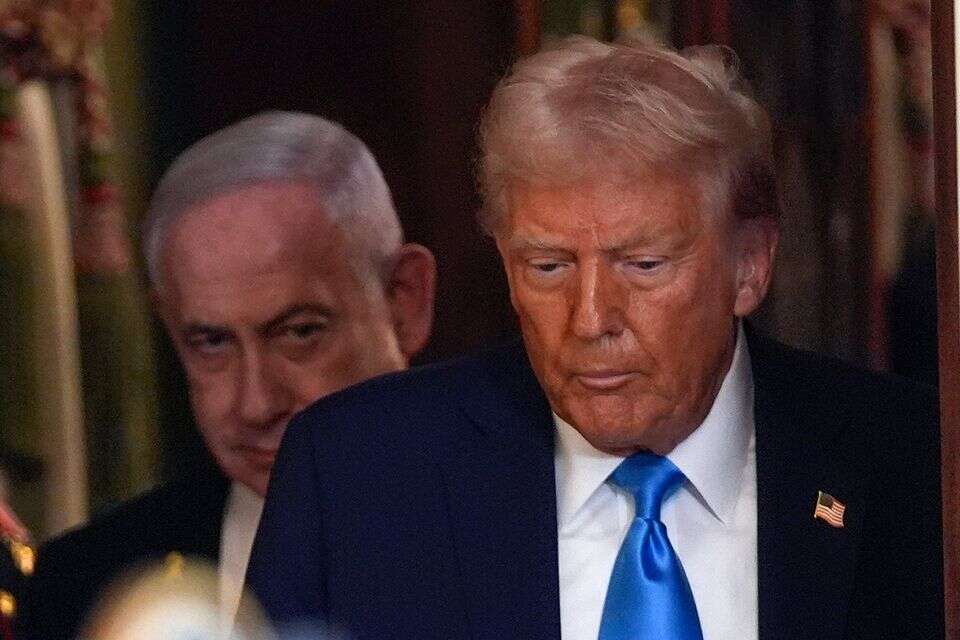 טראמפ ונתניהו (ארכיון) , אי.פי