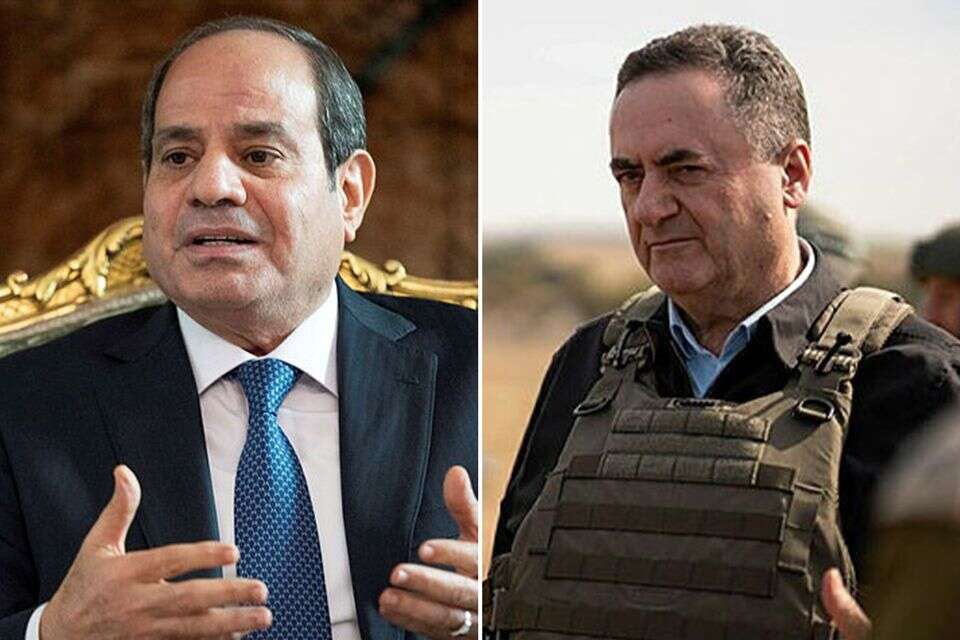 ישראל כ"ץ ונשיא מצרים, עבד אל-פתאח א-סיסי , רויטרס ומשרד הביטחון