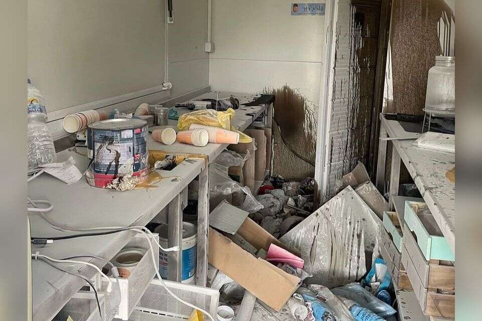 עגלת הקפה לזכר עמית דוד ז"ל שהושחתה , מתוך אינסטגרם