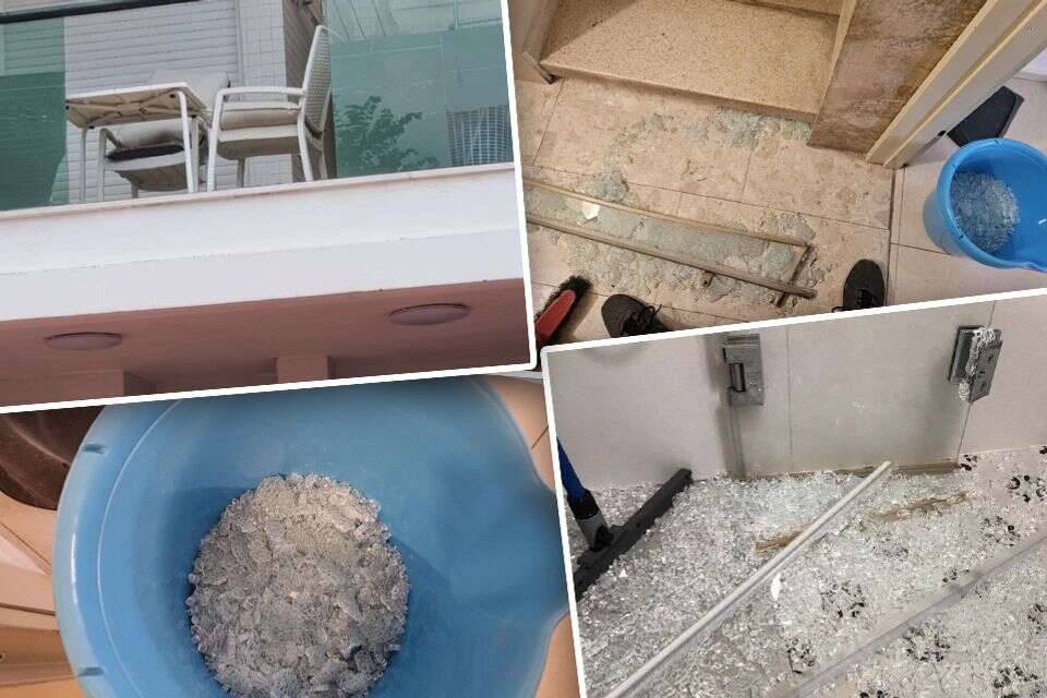 תופעת זכוכיות מתנפצות בדירות בבת ים , ללא קרדיט