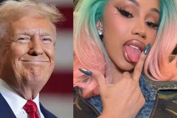 קארדי בי, דונלד טראמפ , מתוך אינסטגרם, AP