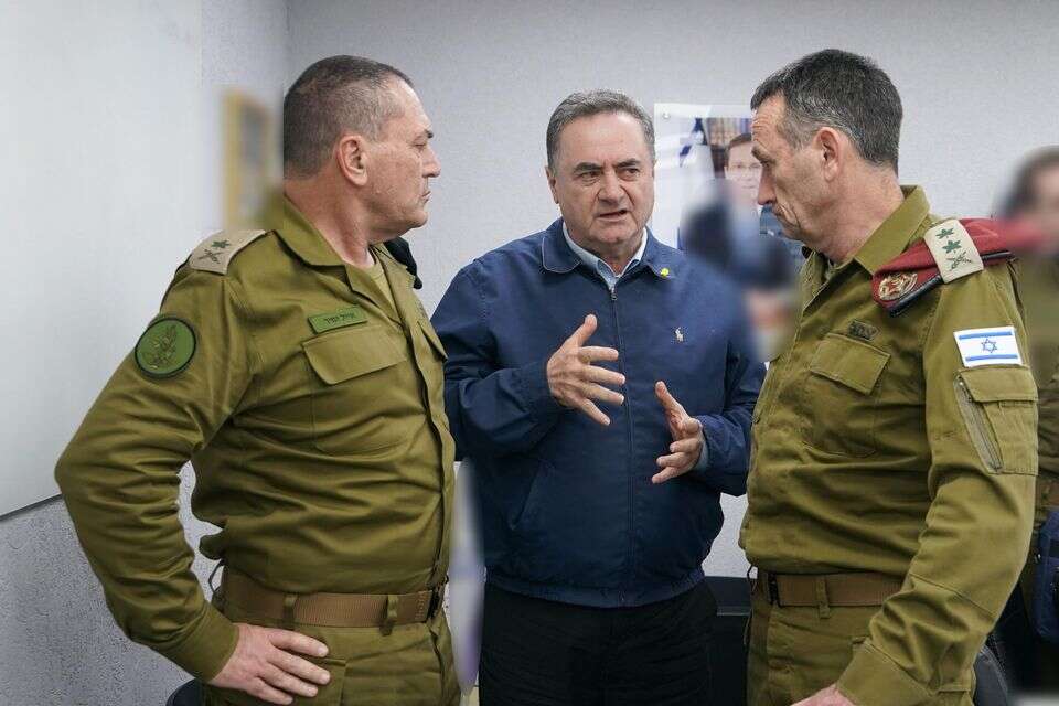 שר הביטחון ישראל כ"ץ בהערכת מצב ביטחונית , דובר צה"ל