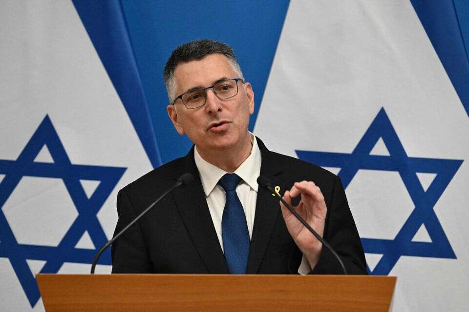 ברך את מקבילו על ההחלטה. שר החוץ גדעון סער בנאום בוועידת מינכן לביטחון (ארכיון) , AFP