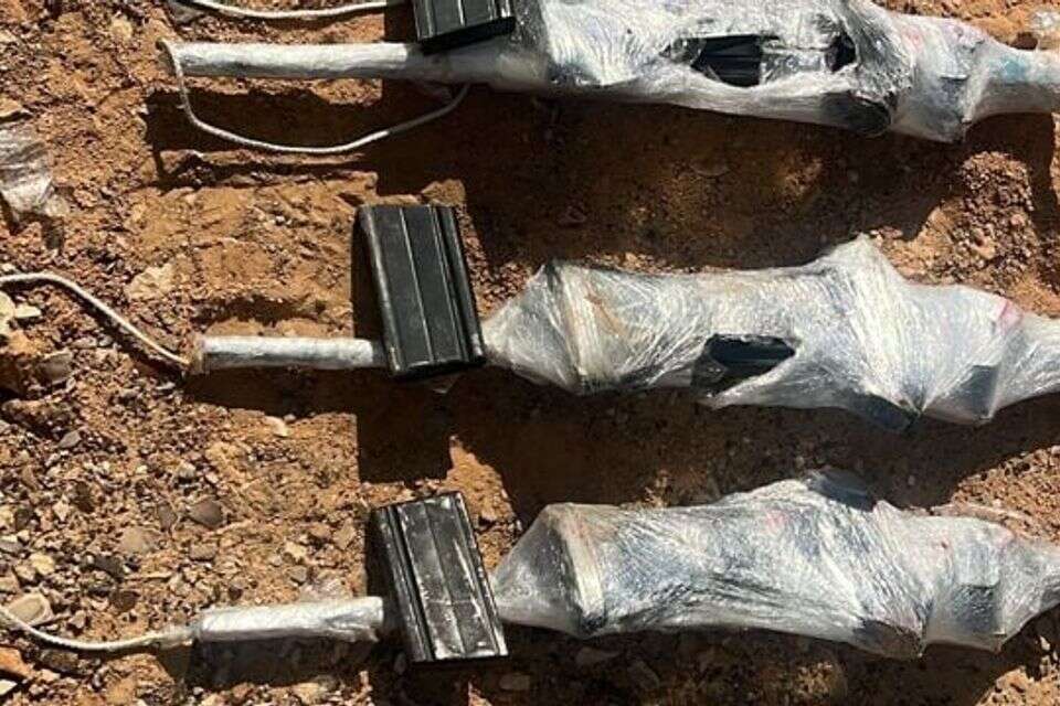 רחפן ממצרים נתפס עם כלי נשק בשטח ישראל , דובר צה"ל