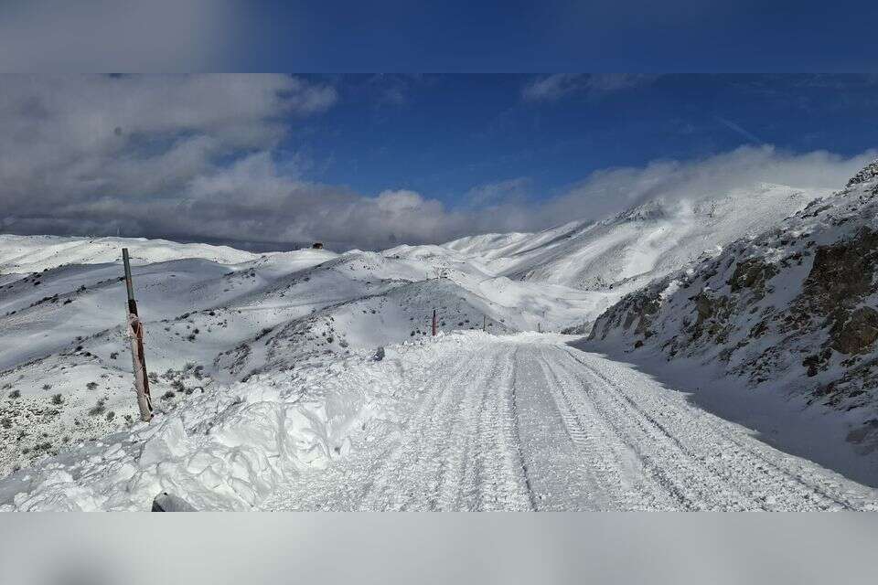 הצפון נצבע בלבן: שלג בחרמון , אתר החרמון