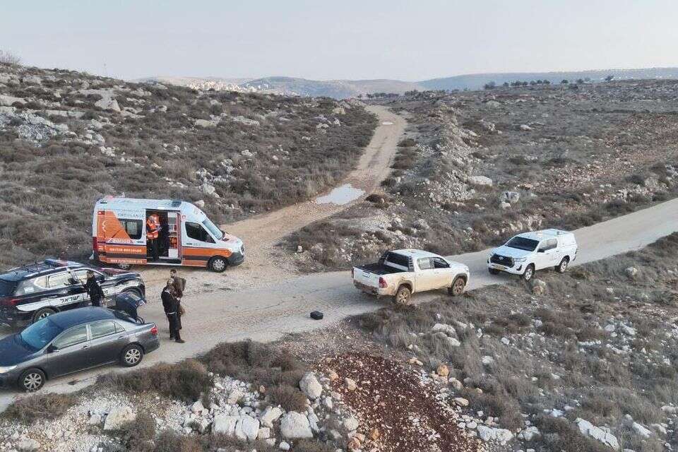 זירת התקיפה ברמת מגרון , ללא קרדיט