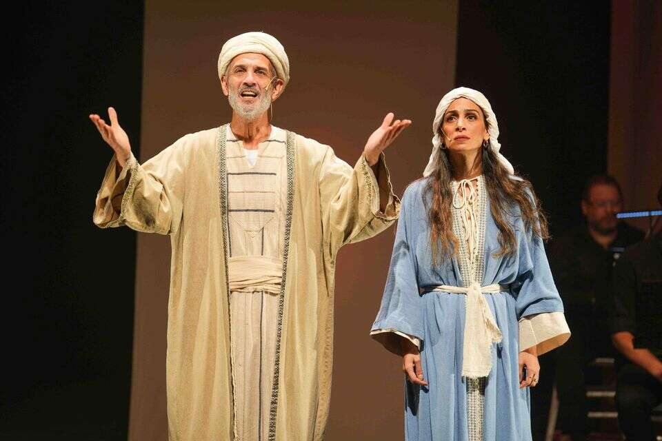 מתוך ההצגה "מסעי הגאולה" , רדי רובינשטיין