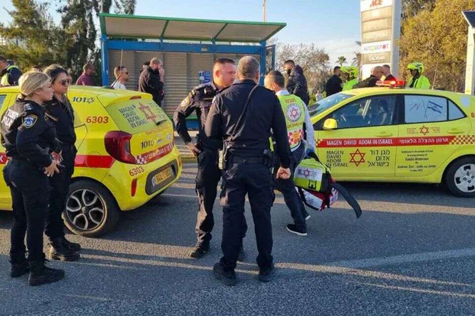 זירת הפיגוע בצומת כרכור (ארכיון) , תיעוד מבצעי מד"א 